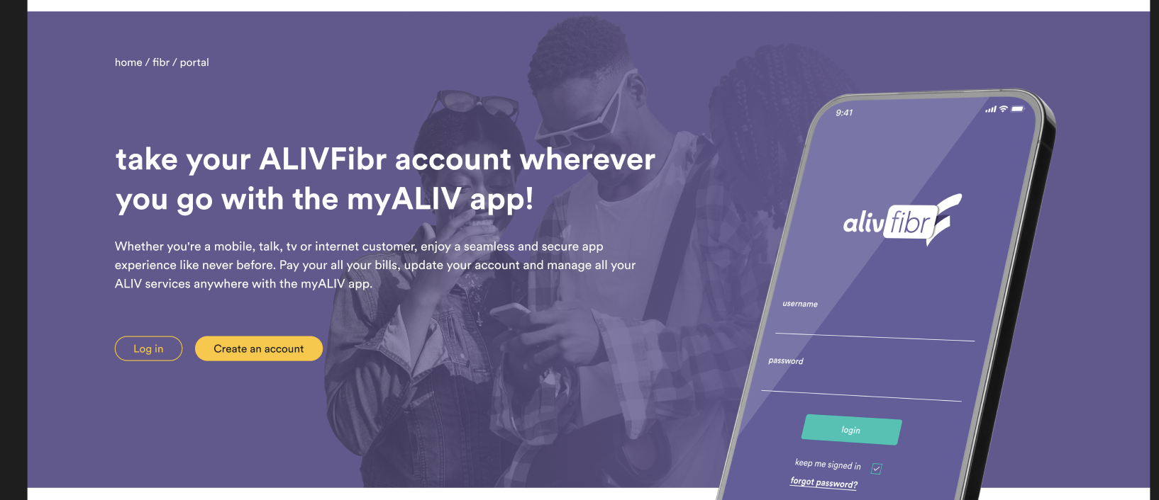 ALIVFibr digital customer experience work